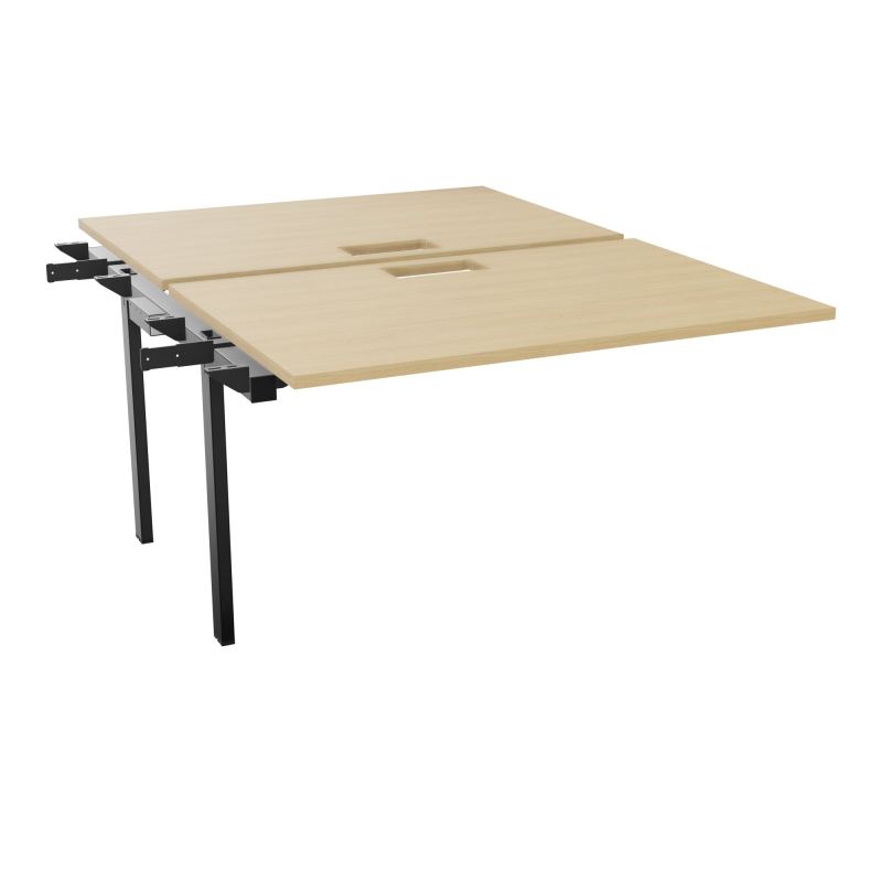 BENCH SUIVANT CONECT L120XP165CM-2 PLAT EP25MM NS TRAPPES -PIET INTERM. CARRE   R1 SG