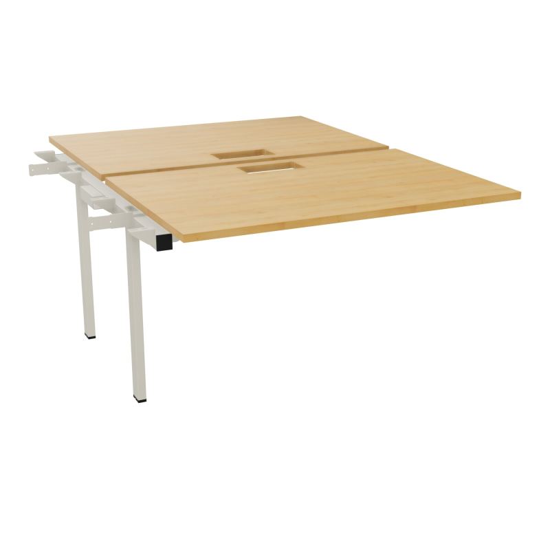 BENCH SUIVANT CONECT L120XP165CM-2 PLAT EP25MM NS TRAPPES -PIET INTERM. CARRE   R5 ZC