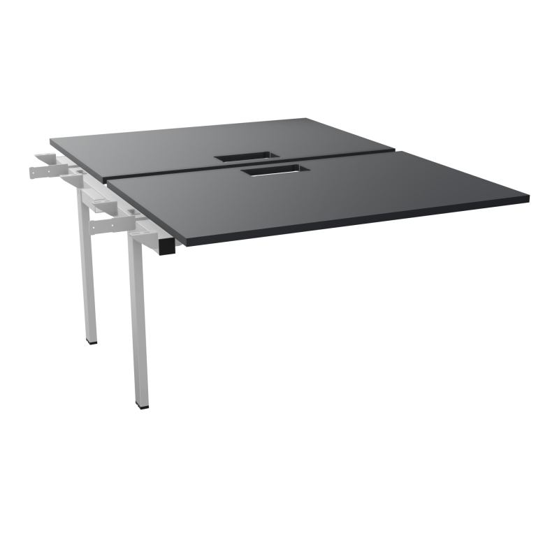BENCH SUIVANT CONECT L120XP165CM-2 PLAT EP25MM NS TRAPPES -PIET INTERM. CARRE   R9 SA