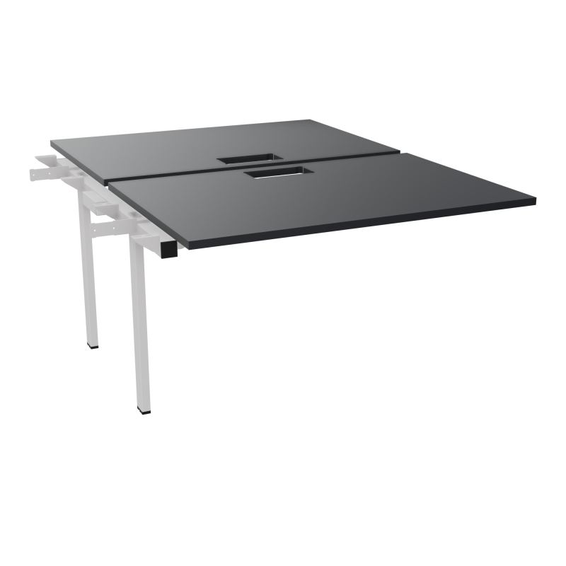BENCH SUIVANT CONECT L120XP165CM-2 PLAT EP25MM NS TRAPPES -PIET INTERM. CARRE   R9 SD