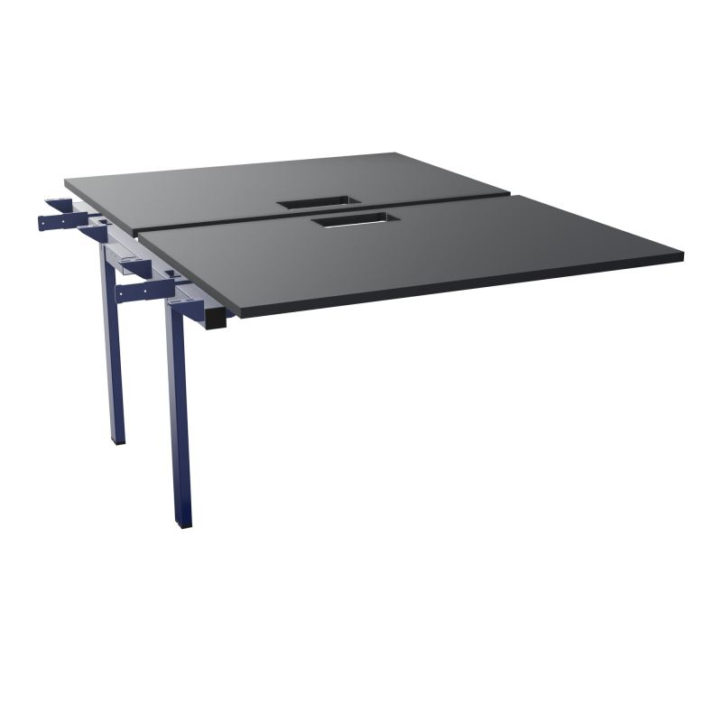 BENCH SUIVANT CONECT L120XP165CM-2 PLAT EP25MM NS TRAPPES -PIET INTERM. CARRE   R9 X4