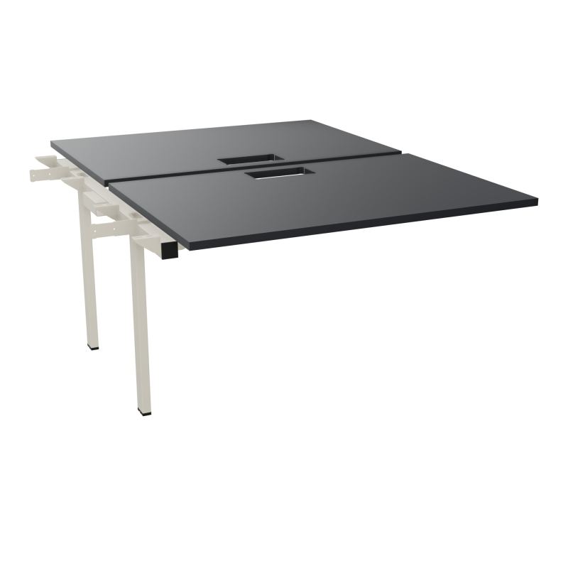 BENCH SUIVANT CONECT L120XP165CM-2 PLAT EP25MM NS TRAPPES -PIET INTERM. CARRE   R9 ZC