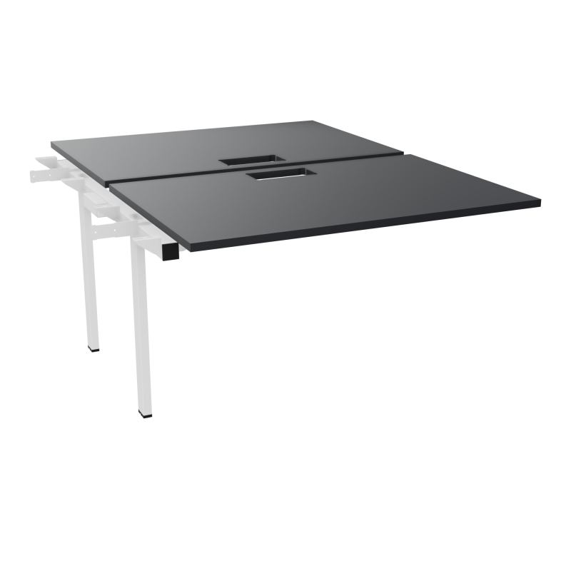 BENCH SUIVANT CONECT L120XP165CM-2 PLAT EP25MM NS TRAPPES -PIET INTERM. CARRE   R9 ZO
