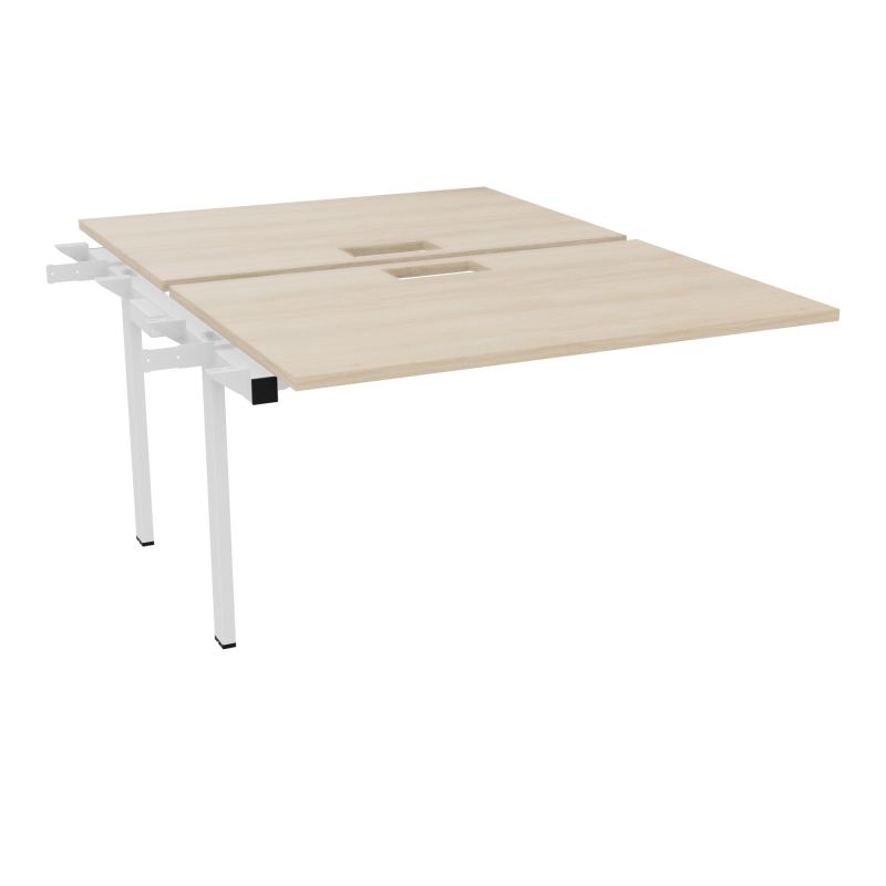 CONECT BENCH SUIVANT L120XP165CM-2 PLAT EP25MM SANS TRAPPES RZ-PIET INTERM. CARRE ZO