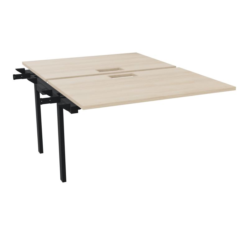CONECT BENCH SUIVANT L120XP165CM-2 PLAT EP25MM SANS TRAPPES RZ-PIET INTERM. CARRE ZP