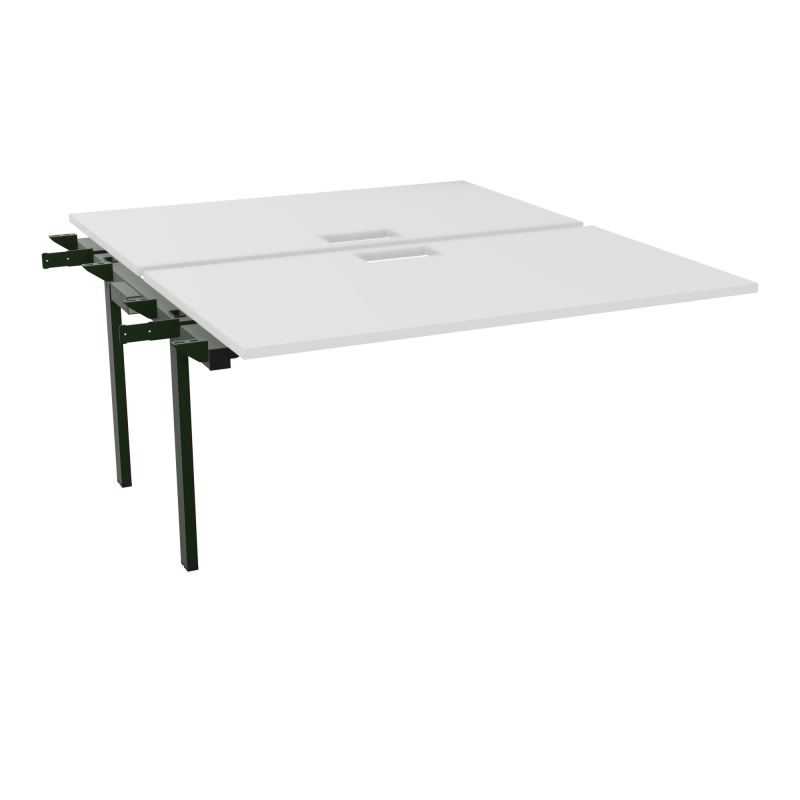 BENCH SUIVANT CONECT L140XP165CM-2 PLAT EP25MM NS TRAPPES -PIET INTERM. CARRE MG ST