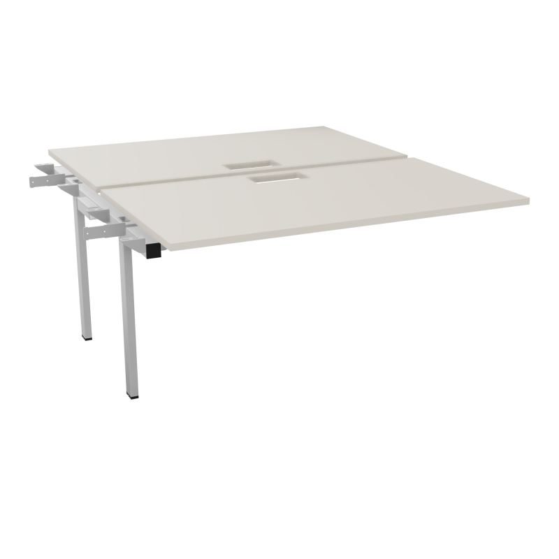 BENCH SUIVANT CONECT L140XP165CM-2 PLAT EP25MM NS TRAPPES -PIET INTERM. CARRE N5 SA