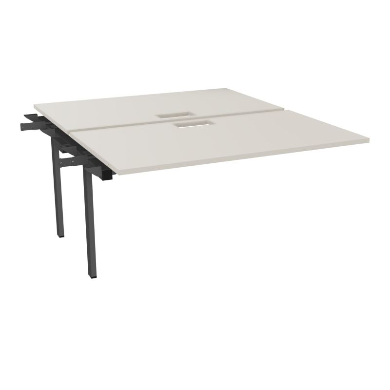 BENCH SUIVANT CONECT L140XP165CM-2 PLAT EP25MM NS TRAPPES -PIET INTERM. CARRE N5 SC