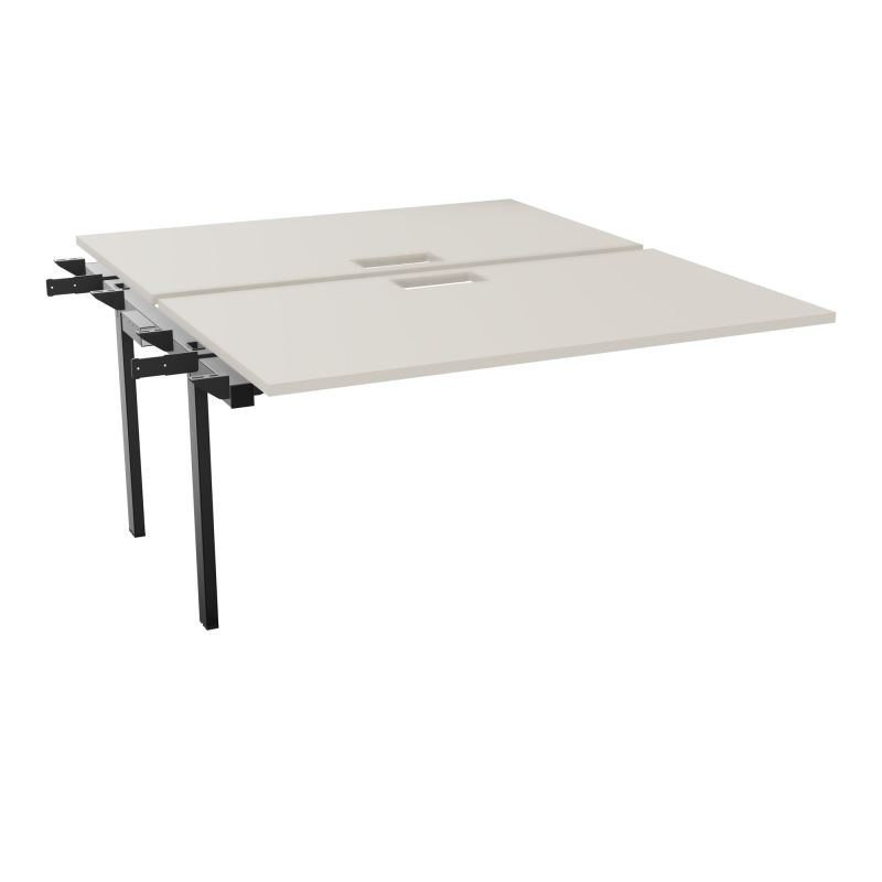BENCH SUIVANT CONECT L140XP165CM-2 PLAT EP25MM NS TRAPPES -PIET INTERM. CARRE N5 SG