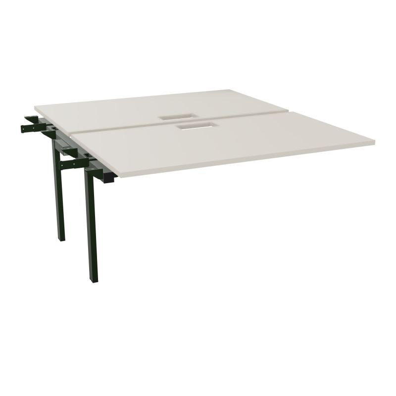 BENCH SUIVANT CONECT L140XP165CM-2 PLAT EP25MM NS TRAPPES -PIET INTERM. CARRE N5 ST