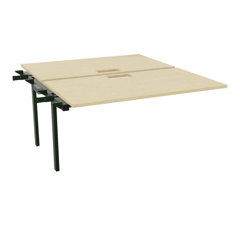 BENCH SUIVANT CONECT L140XP165CM-2 PLAT EP25MM NS TRAPPES -PIET INTERM. CARRE N8 ST