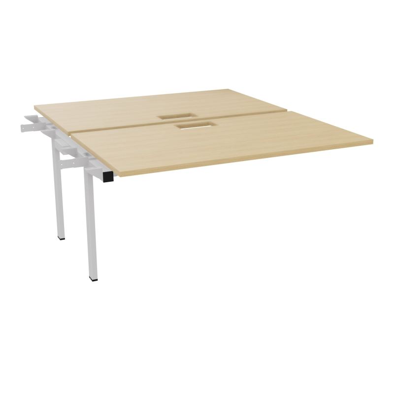 BENCH SUIVANT CONECT L140XP165CM-2 PLAT EP25MM NS TRAPPES -PIET INTERM. CARRE   R1 SD