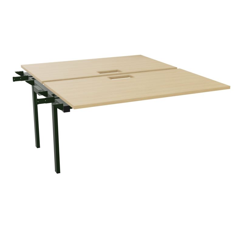 BENCH SUIVANT CONECT L140XP165CM-2 PLAT EP25MM NS TRAPPES -PIET INTERM. CARRE   R1 ST