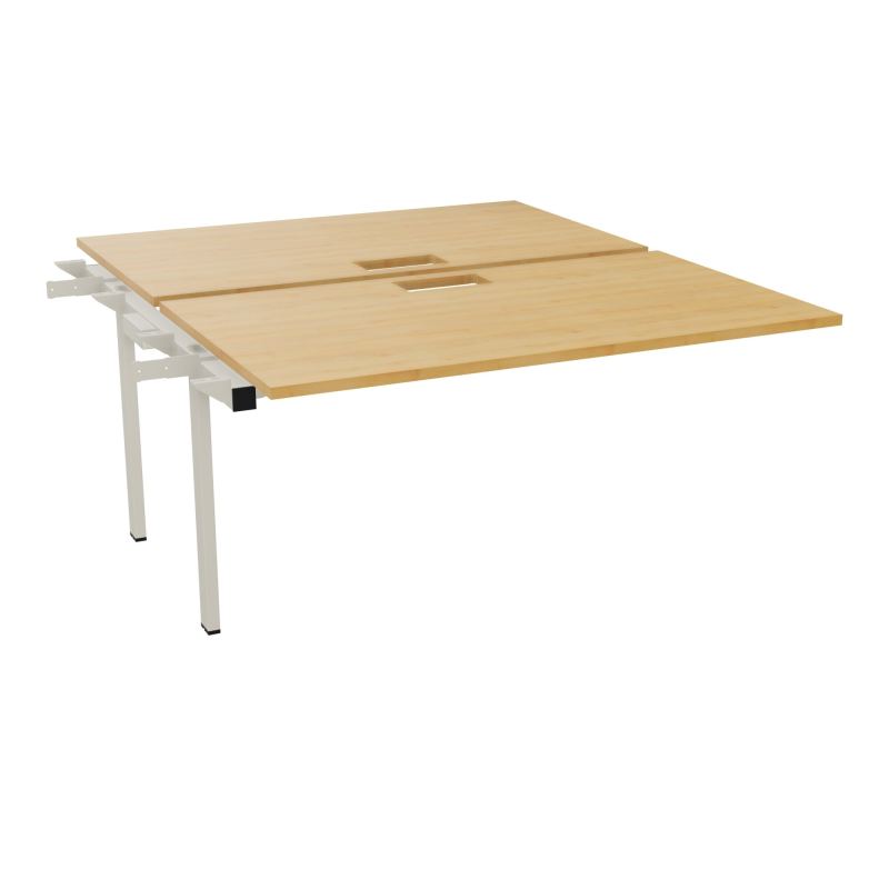 BENCH SUIVANT CONECT L140XP165CM-2 PLAT EP25MM NS TRAPPES -PIET INTERM. CARRE   R5 ZC