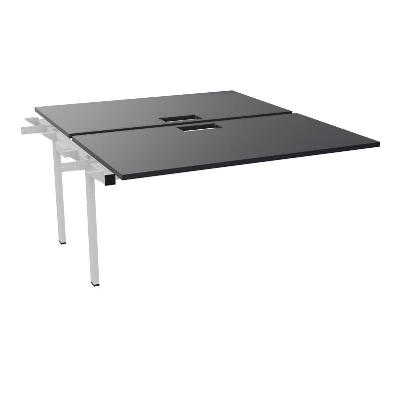 BENCH SUIVANT CONECT L140XP165CM-2 PLAT EP25MM NS TRAPPES -PIET INTERM. CARRE   R9 SD