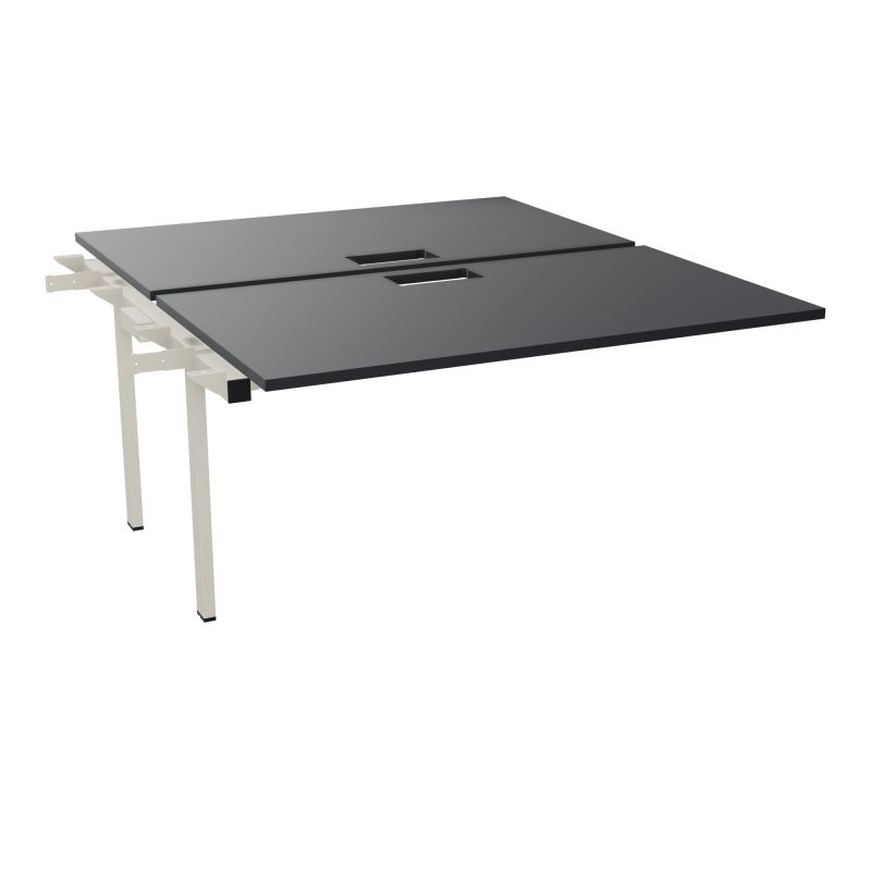 BENCH SUIVANT CONECT L140XP165CM-2 PLAT EP25MM NS TRAPPES -PIET INTERM. CARRE   R9 ZC