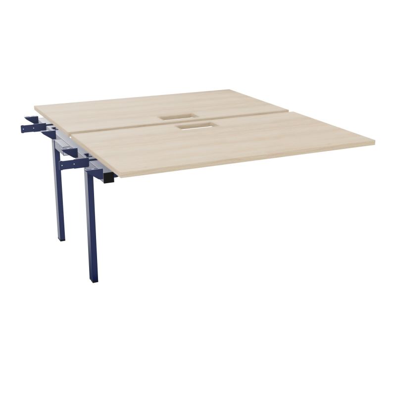 CONECT BENCH SUIVANT L140XP165CM-2 PLAT EP25MM SANS TRAPPES RZ-PIET INTERM. CARRE X4