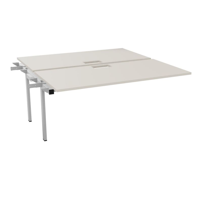 BENCH SUIVANT CONECT L160XP165CM-2 PLAT EP25MM NS TRAPPES -PIET INTERM. CARRE N5 SA