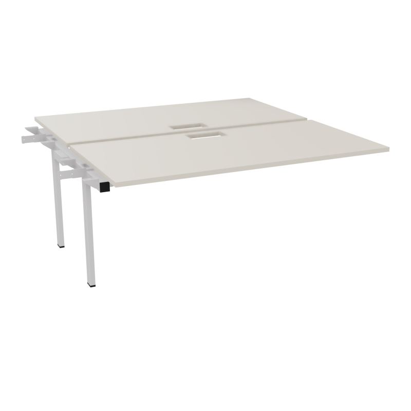 BENCH SUIVANT CONECT L160XP165CM-2 PLAT EP25MM NS TRAPPES -PIET INTERM. CARRE N5 SD