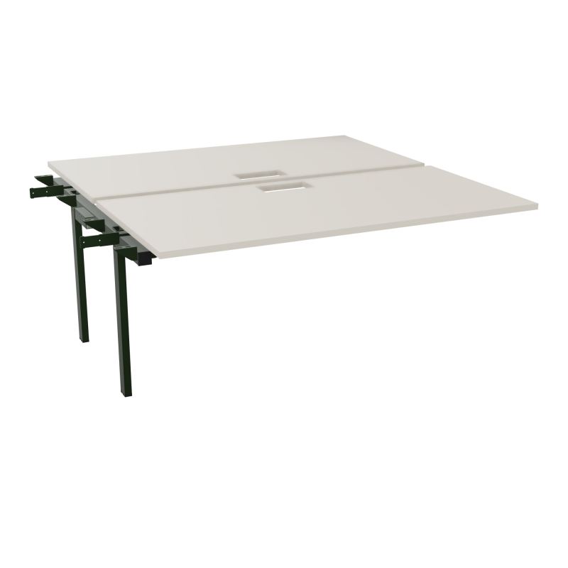BENCH SUIVANT CONECT L160XP165CM-2 PLAT EP25MM NS TRAPPES -PIET INTERM. CARRE N5 ST