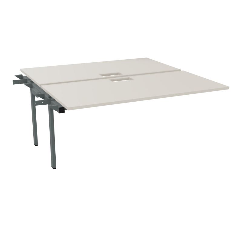 BENCH SUIVANT CONECT L160XP165CM-2 PLAT EP25MM NS TRAPPES -PIET INTERM. CARRE N5 SU
