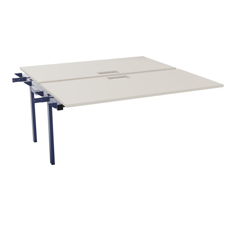BENCH SUIVANT CONECT L160XP165CM-2 PLAT EP25MM NS TRAPPES -PIET INTERM. CARRE N5 X4