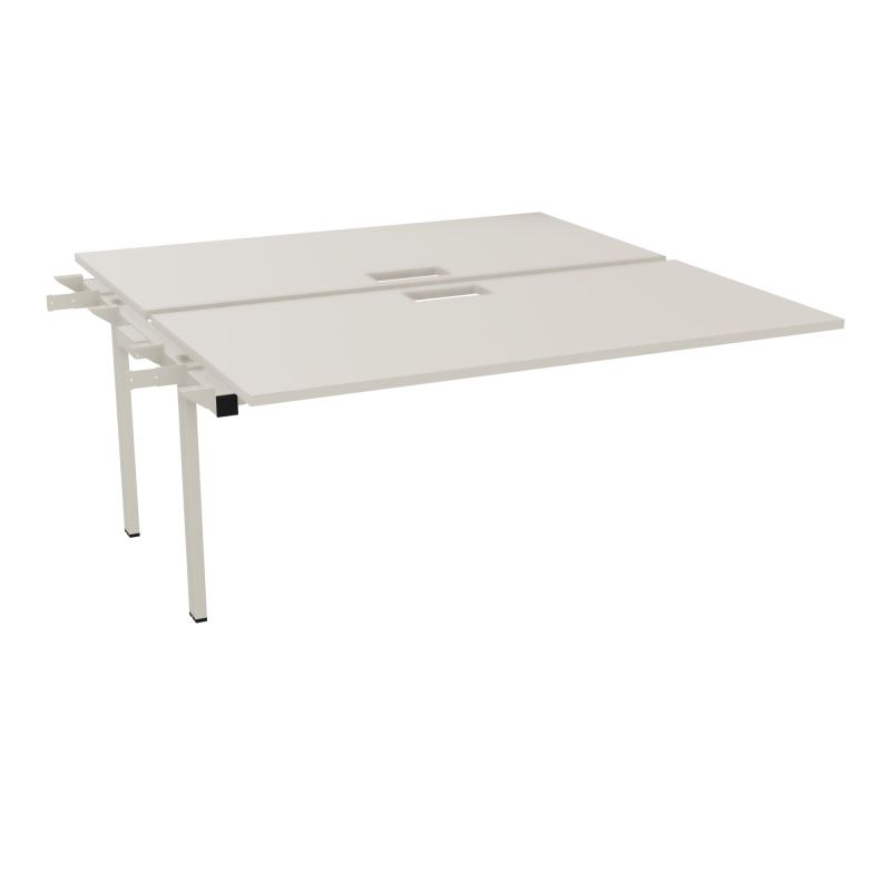 BENCH SUIVANT CONECT L160XP165CM-2 PLAT EP25MM NS TRAPPES -PIET INTERM. CARRE N5 ZC