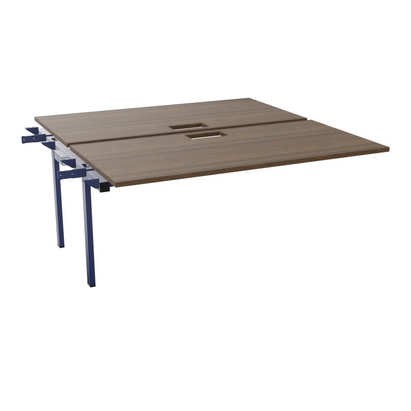 BENCH SUIVANT CONECT L160XP165CM-2 PLAT EP25MM NS TRAPPES -PIET INTERM. CARRE N6 X4