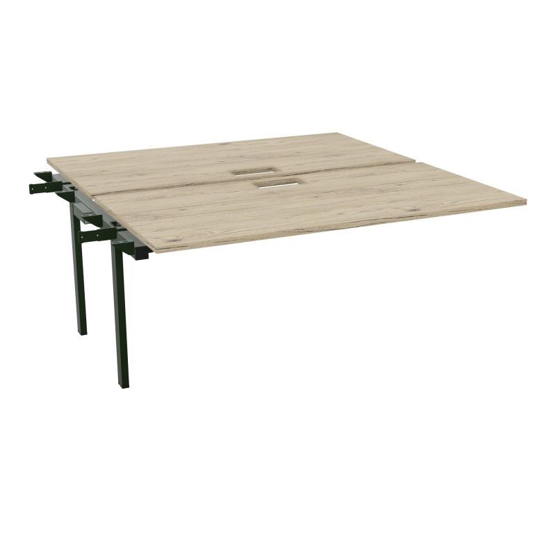 BENCH SUIVANT CONECT L160XP165CM-2 PLAT EP25MM NS TRAPPES -PIET INTERM. CARRE R3 ST