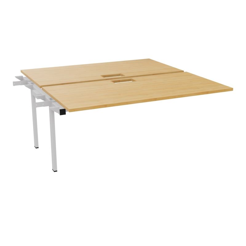 BENCH SUIVANT CONECT L160XP165CM-2 PLAT EP25MM NS TRAPPES -PIET INTERM. CARRE   R5 SD