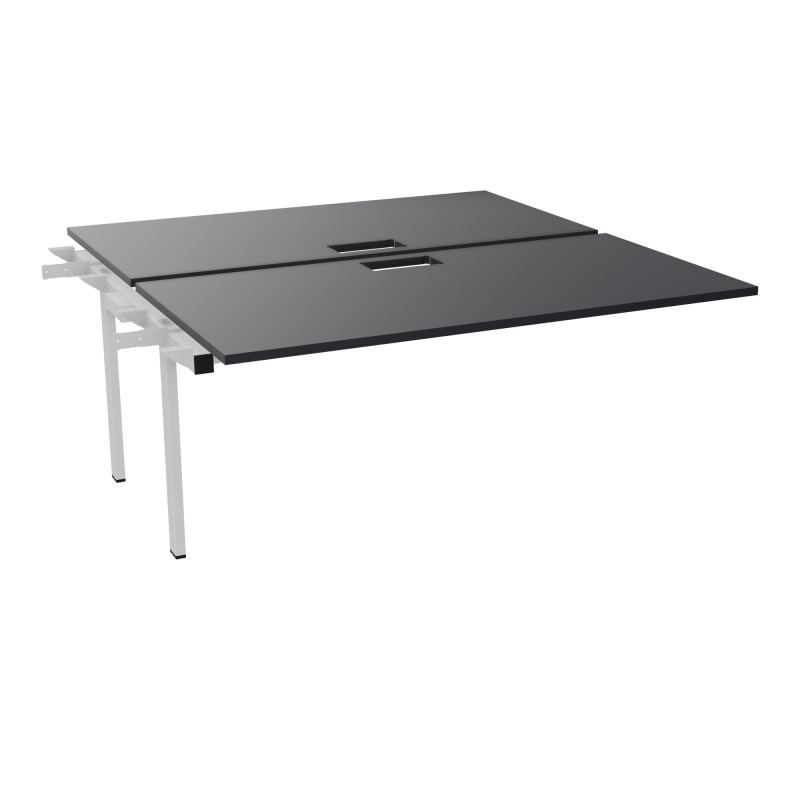 BENCH SUIVANT CONECT L160XP165CM-2 PLAT EP25MM NS TRAPPES -PIET INTERM. CARRE   R9 SD