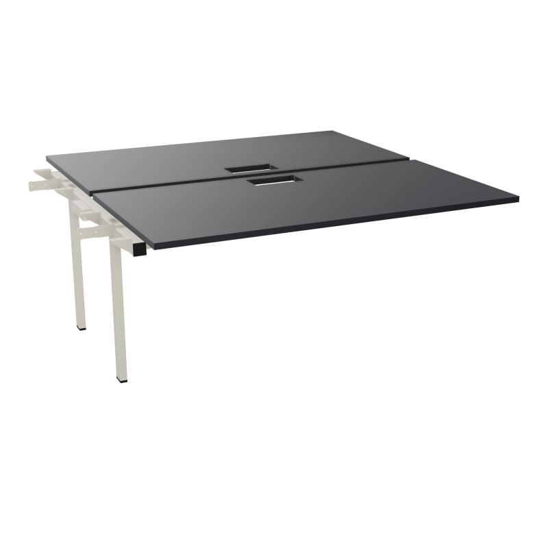 BENCH SUIVANT CONECT L160XP165CM-2 PLAT EP25MM NS TRAPPES -PIET INTERM. CARRE   R9 ZC