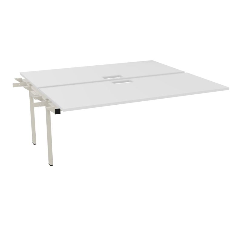 BENCH SUIVANT CONECT L180XP165CM-2 PLAT EP25MM NS TRAPPES -PIET INTERM. CARRE MG ZC