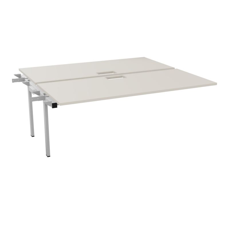 BENCH SUIVANT CONECT L180XP165CM-2 PLAT EP25MM NS TRAPPES -PIET INTERM. CARRE N5 SA