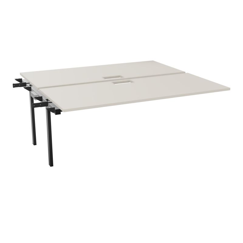 BENCH SUIVANT CONECT L180XP165CM-2 PLAT EP25MM NS TRAPPES -PIET INTERM. CARRE N5 SG