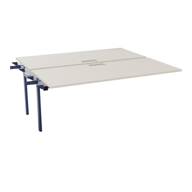 BENCH SUIVANT CONECT L180XP165CM-2 PLAT EP25MM NS TRAPPES -PIET INTERM. CARRE N5 X4
