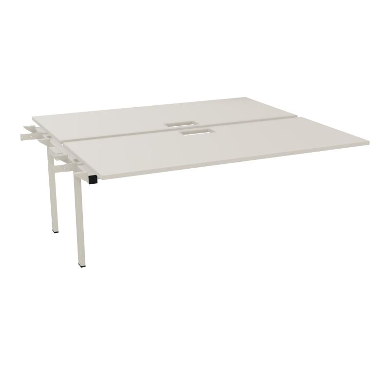 BENCH SUIVANT CONECT L180XP165CM-2 PLAT EP25MM NS TRAPPES -PIET INTERM. CARRE N5 ZC