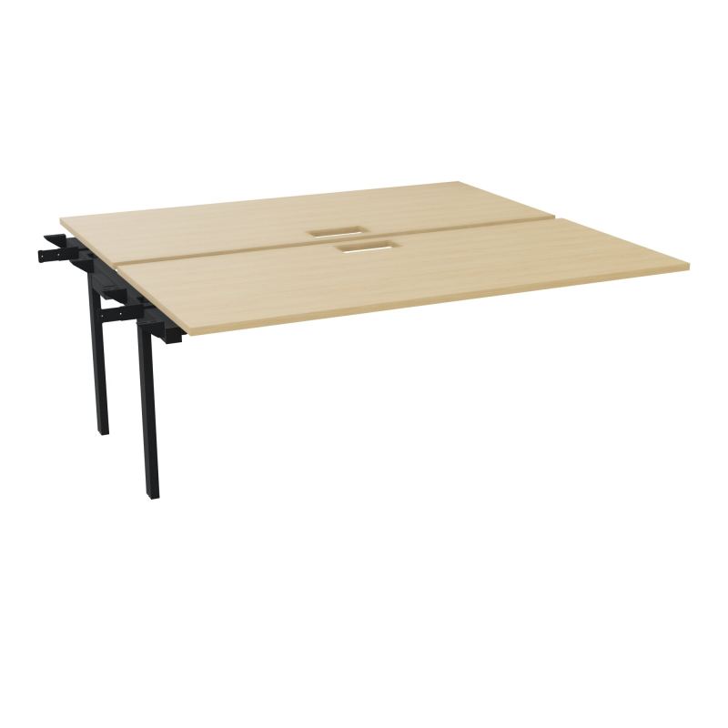 BENCH SUIVANT CONECT L180XP165CM-2 PLAT EP25MM NS TRAPPES -PIET INTERM. CARRE   R1 ZP
