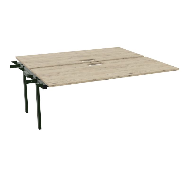 BENCH SUIVANT CONECT L180XP165CM-2 PLAT EP25MM NS TRAPPES -PIET INTERM. CARRE R3 ST
