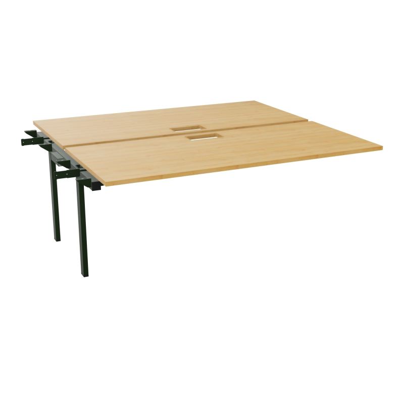 BENCH SUIVANT CONECT L180XP165CM-2 PLAT EP25MM NS TRAPPES -PIET INTERM. CARRE   R5 ST