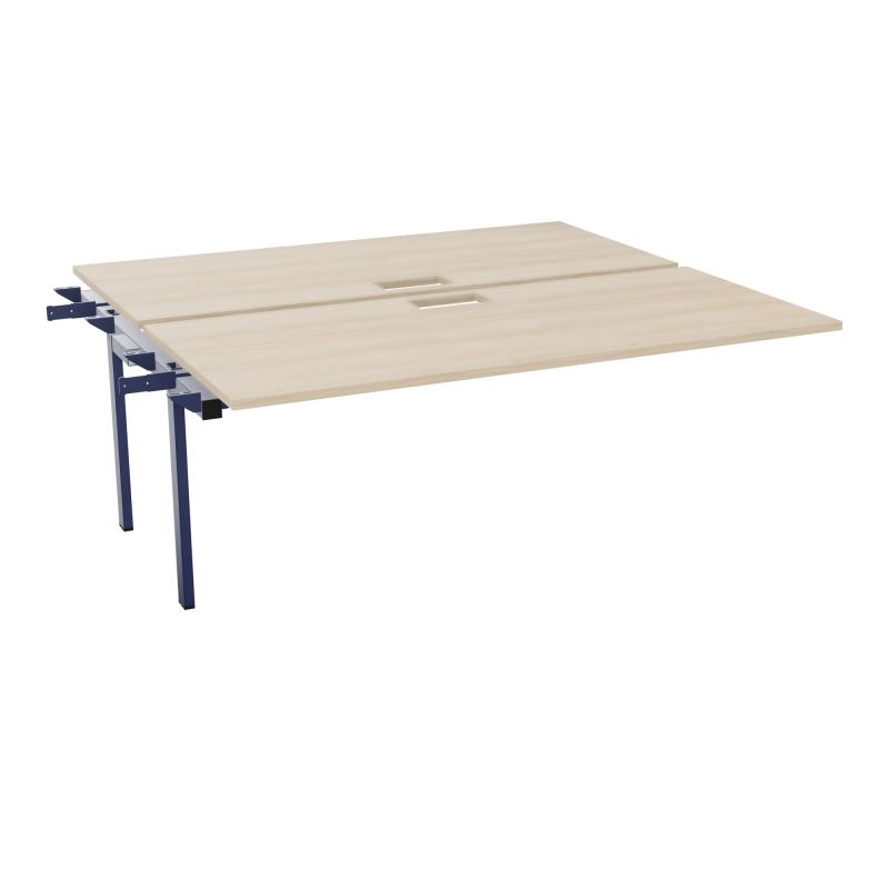 CONECT BENCH SUIVANT L180XP165CM-2 PLAT EP25MM SANS TRAPPES RZ-PIET INTERM. CARRE X4