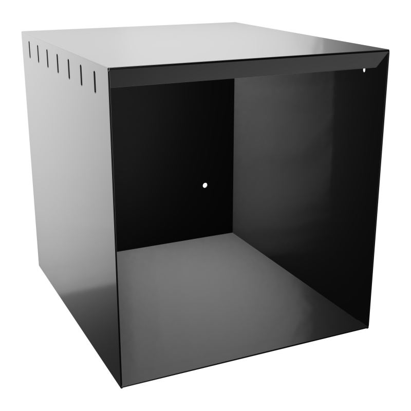 JAMES CUBE METAL DECOR PERFORE L360 X H380 X P410 SG