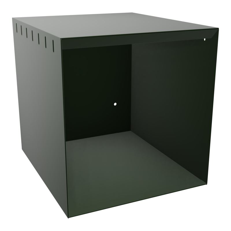 JAMES CUBE METAL DECOR PERFORE L360 X H380 X P410 ST
