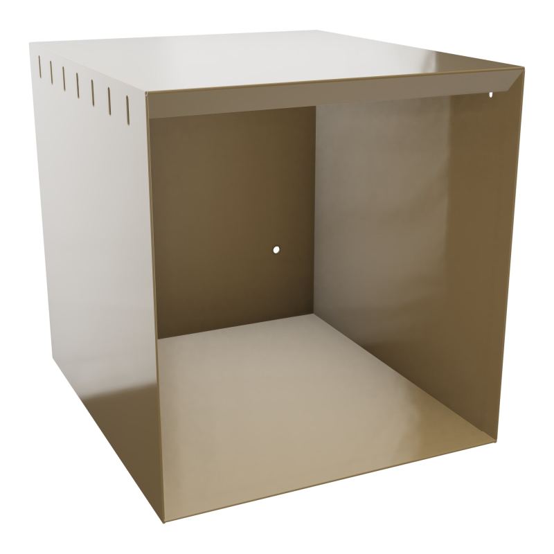 JAMES CUBE METAL DECOR PERFORE L360 X H380 X P410 Z3