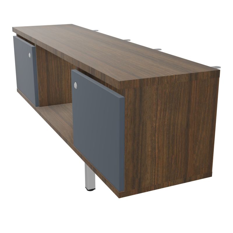 JAMES MEUBLE 2PTE&NICHE L142P36 H73,5CM P.METAL PR BENCH ARIAL P1420 PIED CARRE    N6 R6