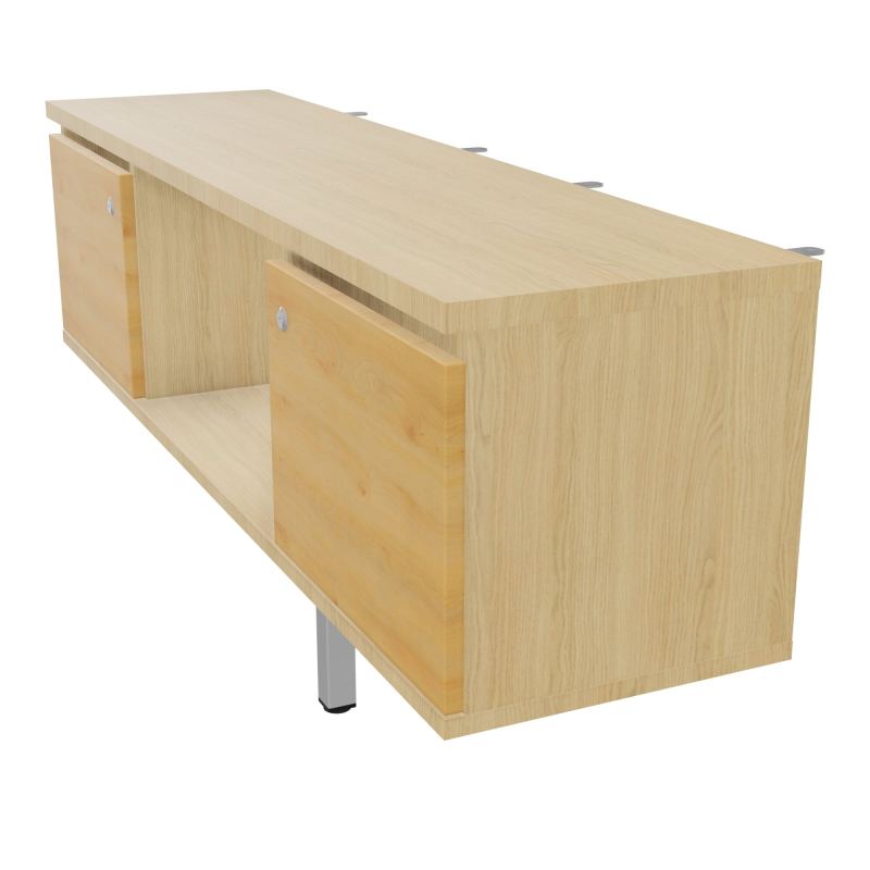 JAMES MEUBLE 2PTE&NICHE L142P36 H73,5CM P.METAL PR BENCH ARIAL P1420 PIED CARRE    R1 R5