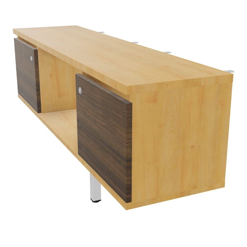 JAMES MEUBLE 2PTE&NICHE L142P36 H73,5CM P.METAL PR BENCH ARIAL P1420 PIED CARRE    R5 N6