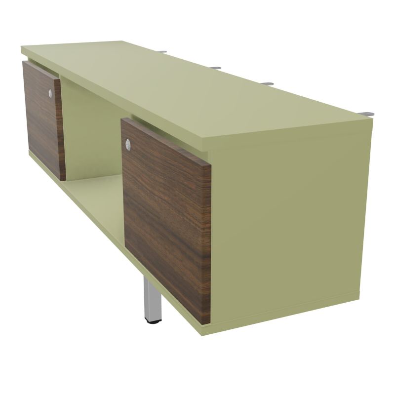 JAMES MEUBLE 2PTE&NICHE L142P36 H73,5CM P.METAL PR BENCH ARIAL P1420 PIED CARRE    R7 N6