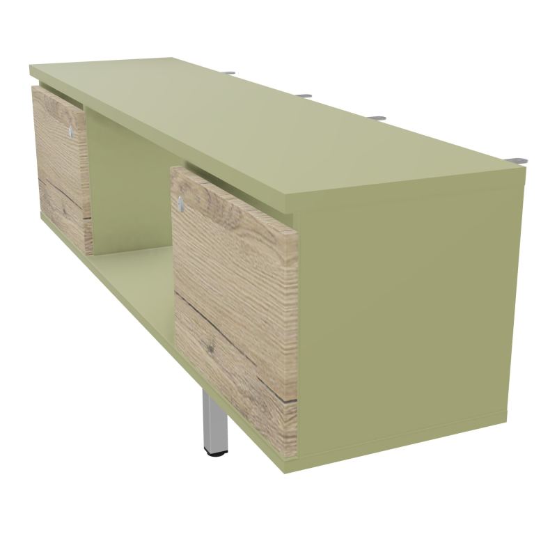 JAMES MEUBLE 2PTE&NICHE L142P36 H73,5CM P.METAL PR BENCH ARIAL P1420 PIED CARRE    R7 R3