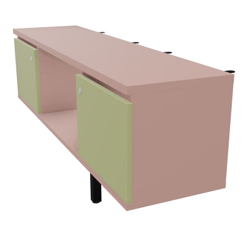JAMES MEUBLE 2PTE&NICHE L142P36 H73,5CM P.METAL PR BENCH ARIAL P1420 PIED CARRE    R8 R7